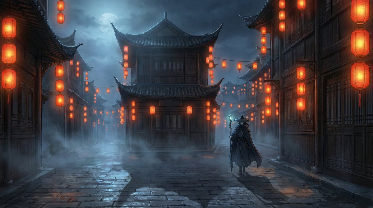 国产精选视频-夜行古城